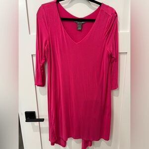 EUC Pink V-Neck Women's Top